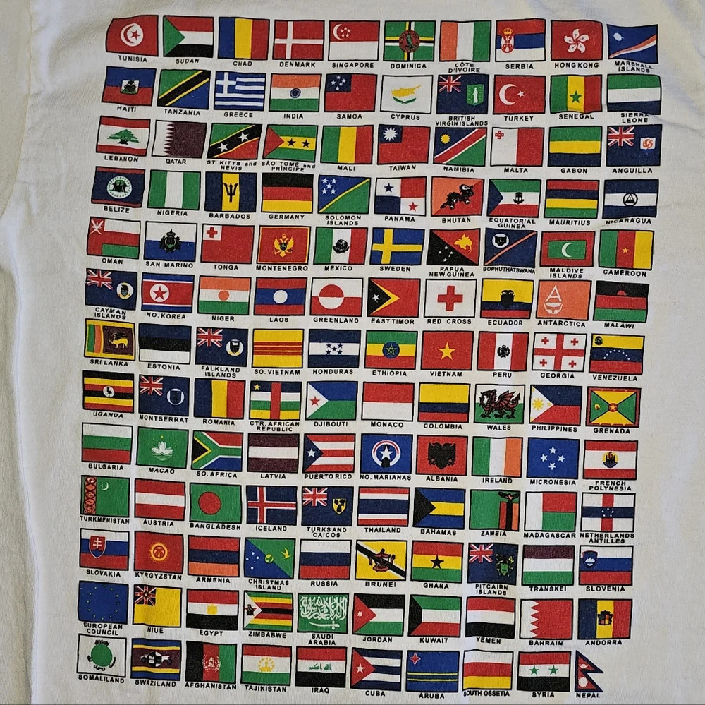WPI Student Council International Flag T shirt - Picture 2 of 4